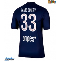 Paris Saint-Germain Warren Zaire-Emery #33 Hjemmedrakt 2025-26 Kortermet